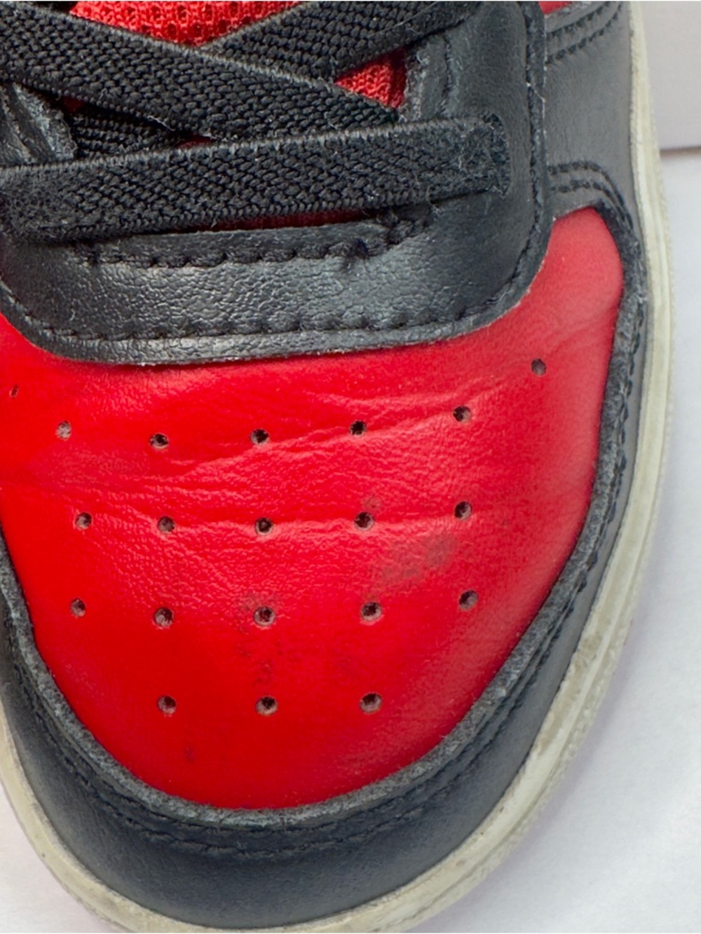 Nike Court Borough Toddler Shoes Red/Black CD7784-602 Size 10C - Picture 9 of 12
